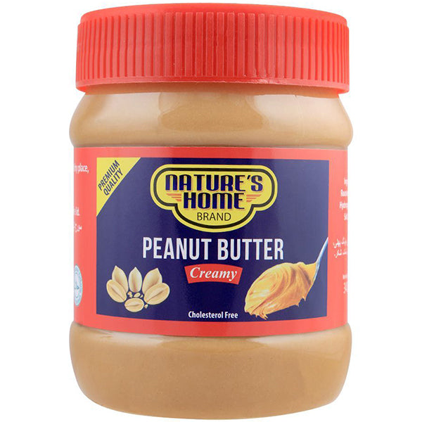 NATURES HOME PEANUT BUTTER CREAMY 340G