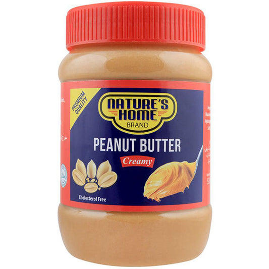 NATURES HOME PEANUT BUTTER CREAMY 510G