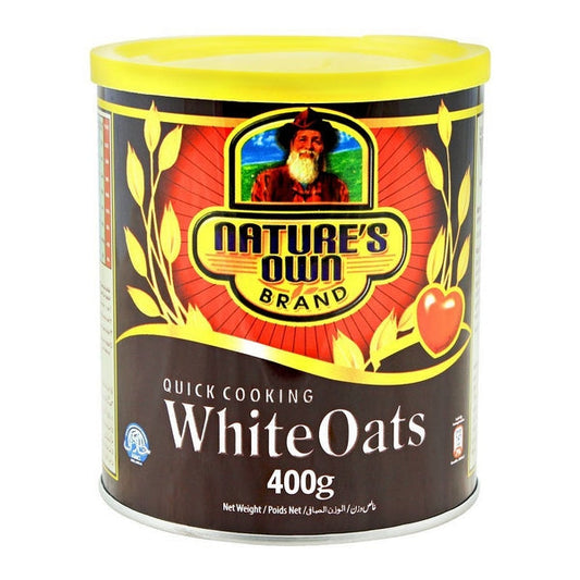 NATURES WHITE OATS 400GM