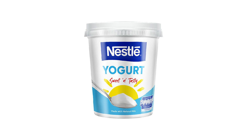 NESTLE YOGURT PLAIN SWEET & TASTY 400G