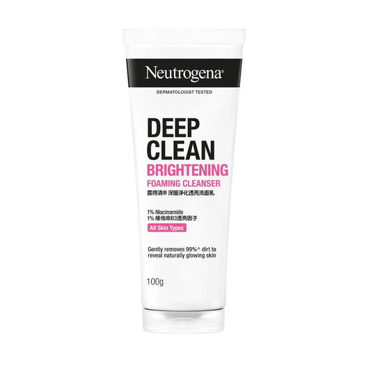 Neutrogena Deep Clean Brightening Cleanser 100g Face Wash for Bright & Clear Skin