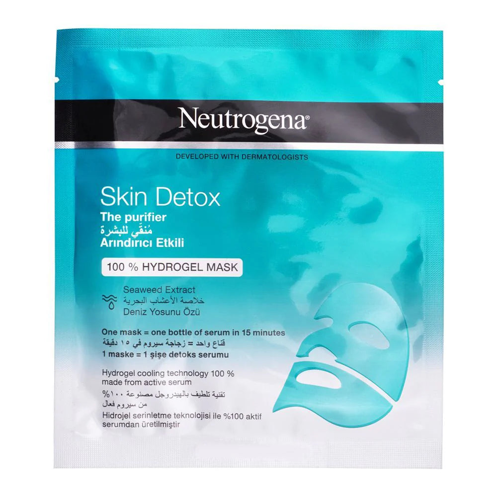 Neutrogena Skin Detox Face Mask 30ml Purifying Clay Mask for Clear & Refreshed Skin