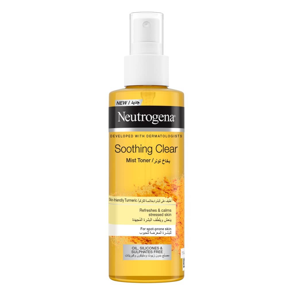 Neutrogena Soothing Clear Mist Toner 125ml Refreshing Facial Toner for Acne-Prone Skin