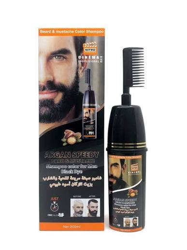 NITRO BLACK BEARD & MUSTACHE COLOR SHAMPOO