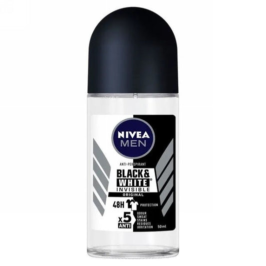 NIVEA BLACK & WHITE ORIGINAL ROLL DEODORANT 50ML