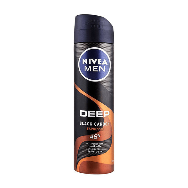 NIVEA BODY SPRAY DEEP BLACK CARBON ESPRESSO 150ML