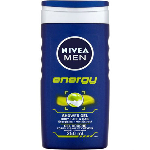 NIVEA MEN ENERGY MINT EXTRACT SHOWER GEL 250ML