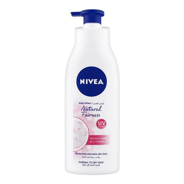 NIVEA NATURAL FAIRNESS UV FILTER BODY LOTION 400ML