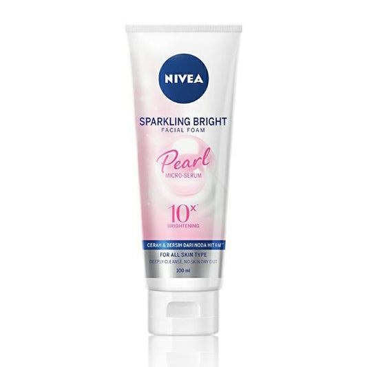 NIVEA SPARKLING BRIGHT PEARL FACIAL FOAM 100ML