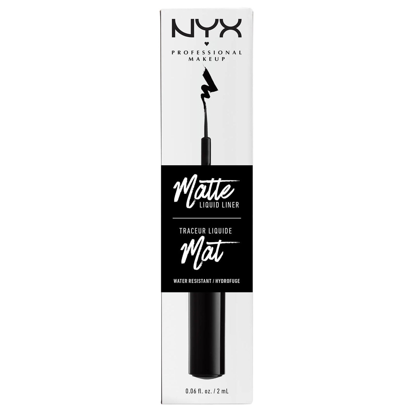 NYX Matte Liquid Liner MLL01 Black 2ml | Waterproof Eyeliner