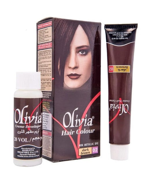 OLIVIA HAIR COLOUR DARK BROWN 02