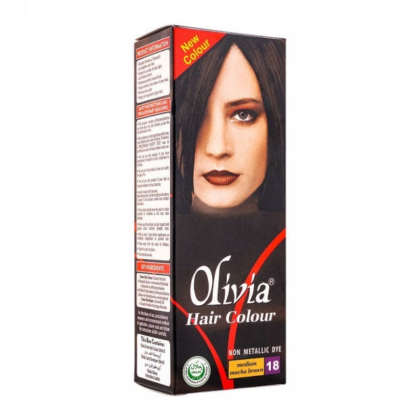 OLIVIA HAIR COLOUR MEDIUM MOCHA BROWN 18