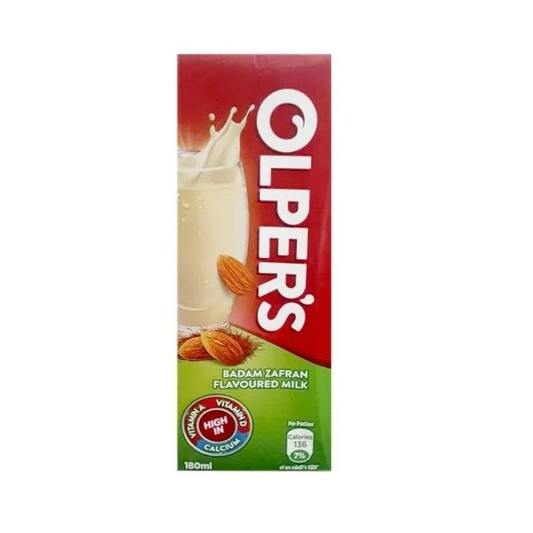 OLPERS BADAM ZAFRAN FLAVOURED MILK 180ML