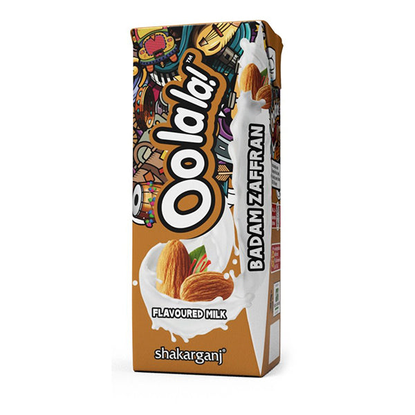 OOLALA FLVOURED MILK BADAM ZAFRAN 250ML