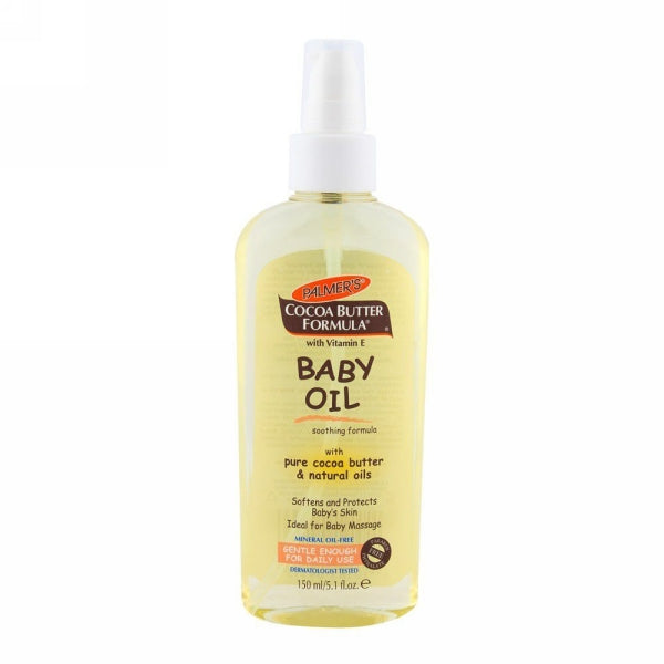 PALMERS PURE COCOA BUTTER & NATURAL OILS BABY OIL 150ML,