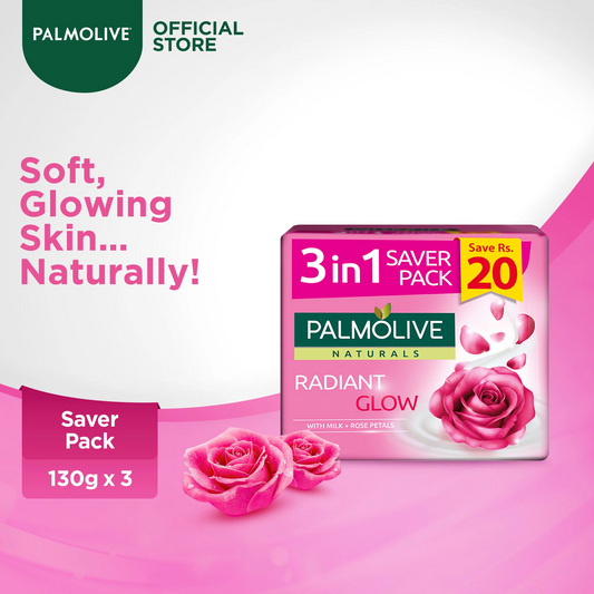 PALMOLIVE RADIANT GLOW 3IN1 130GX3