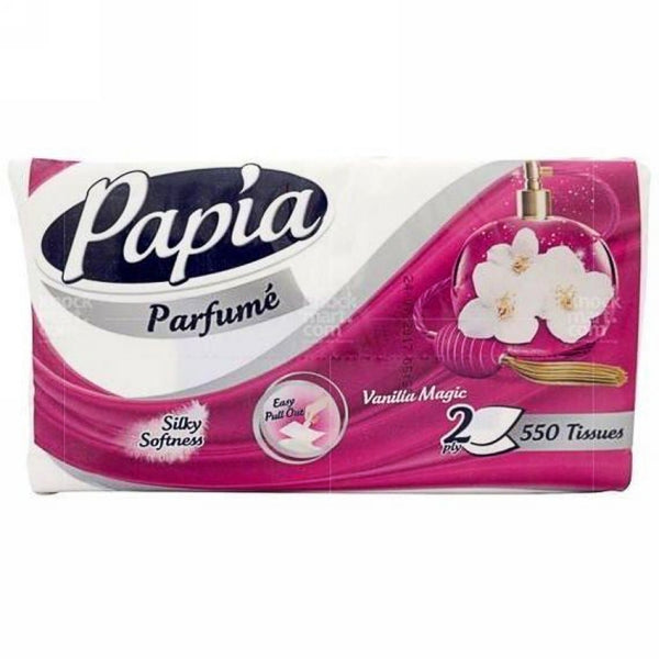 PAPIA PARFUME VANLILA MAGIC SILKY SOFTNESS 550TISSUES