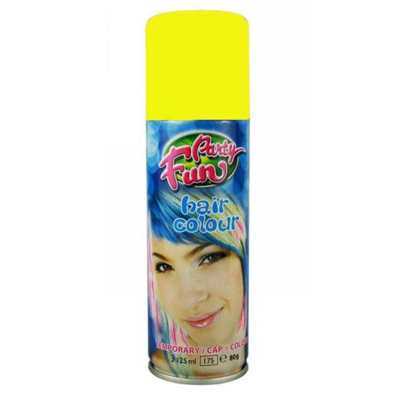 PARTY COLOR HAIR SPRAY YELLOW 125ML