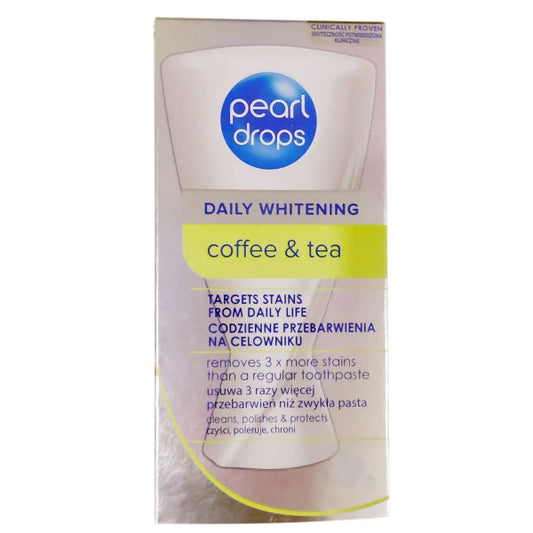 PEARL DROPS DAILY WHITENING COFFEE&TEA DROPS 50ML