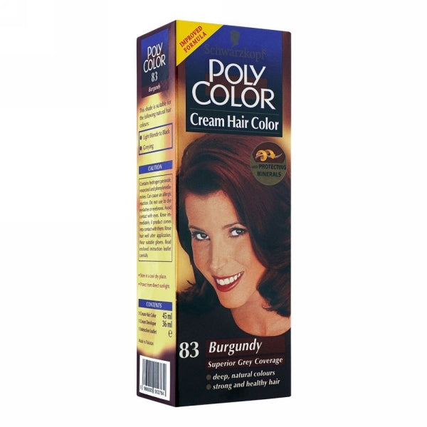 POLY COLOR BURGUNDY HAIR COLOR 83 45ML