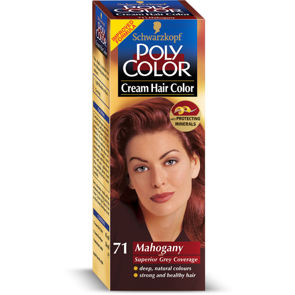 POLY COLOR MAHOGANY HAIR COLOR 71 45ML