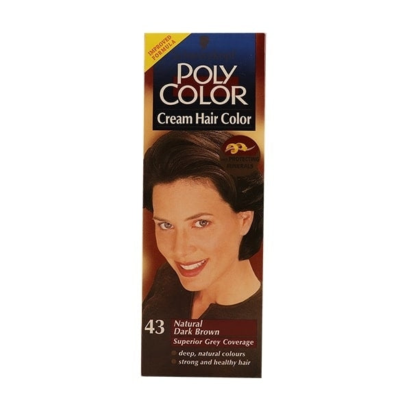 POLY COLOR NATURAL DARK BROWN H/COLOR 43 45ML