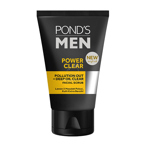 PONDS MEN POWER CLEAR FACIAL SCRUB 100GM