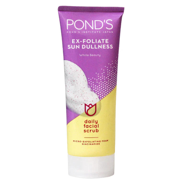 PONDS EX FOLIATE SUN DULLNESS FACIAL SCRUB 100G