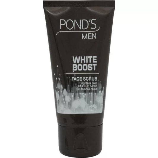 PONDS MEN WHITE BOOST FACE SCRUB 100GM