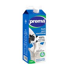 PREMA FRESH AUSTRALIAN COW MILK 1LTR