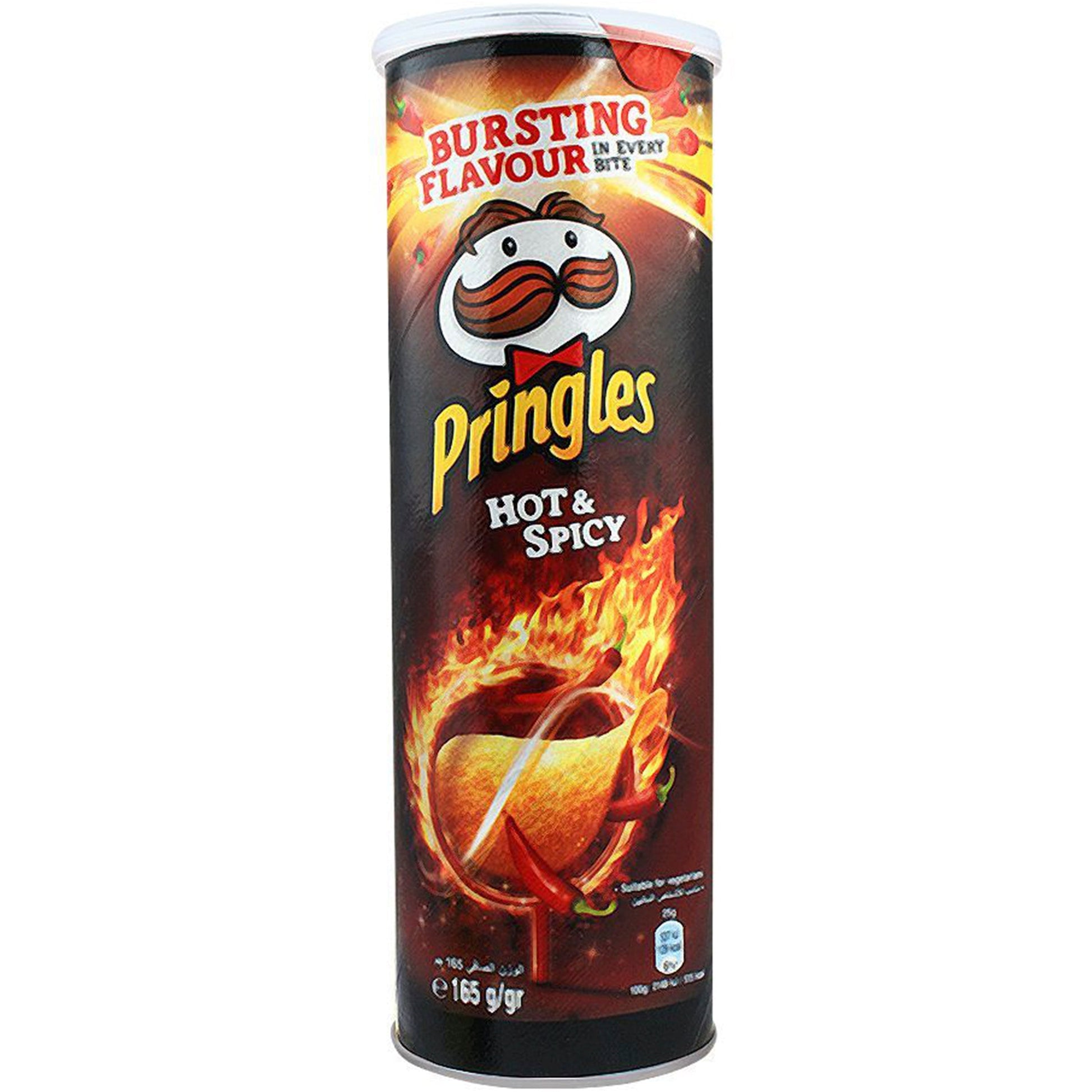 PRINGLES POTATO CHIPS HOT & SPICY