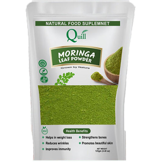 QUILL MORINGA LEAF POWDER 125GM