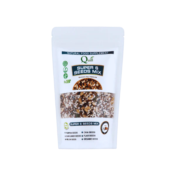 Quill Super 6 Seed Mix 80g | Healthy Mixed Seeds Snack