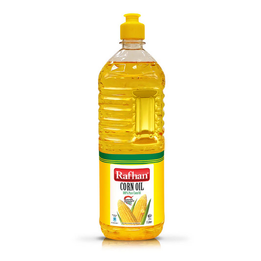 RAFHAN CORN OIL 1 LITER BOTLE
