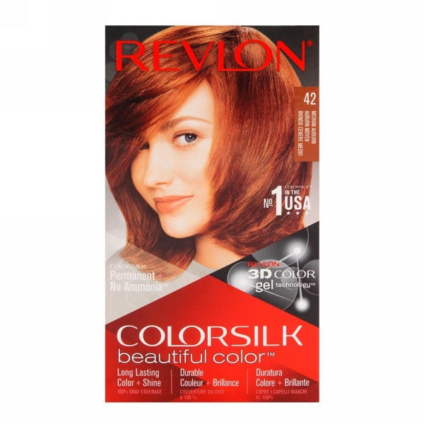 REVLON HAIR COLOR SILK 42 MEDIUM AUBURN