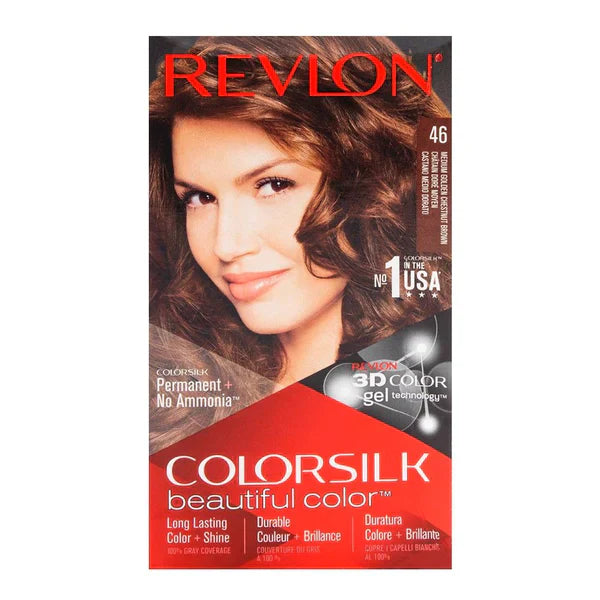 REVLON HAIR COLOR SILK 46 MEDIUM GOLDEN