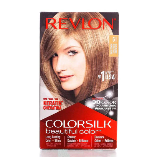 REVLON HAIR COLOR SILK 61 DARK BROWN