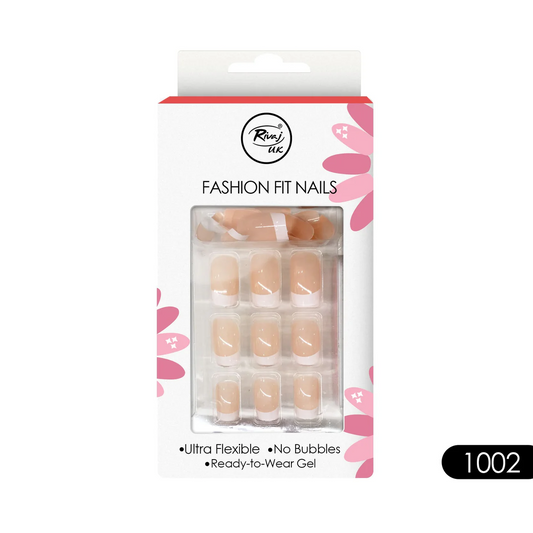 Rivaj UK #1002 Perfect Nails – Stylish Press-On Nail Set Pakistan