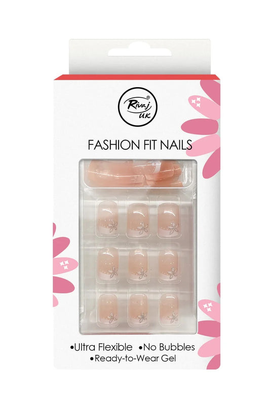 Rivaj Fashion Fit Nails 24PCS #1007 – Stylish Press-On Nails Pakistan