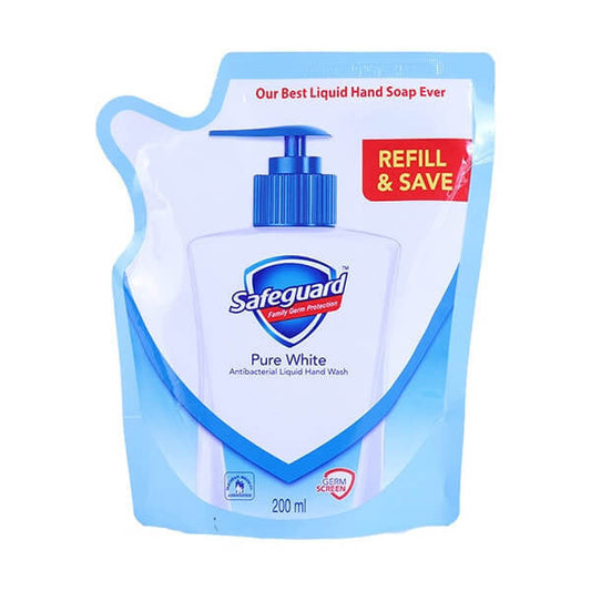 SAFEGUARD PURE WHITE H/W 420ML