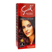 SAMSOL GENTLE ON HAIR COLOUR 8 BURGUNDY