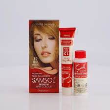 SAMSOL HAIR COLOR GENTLE ON HIAR 12 BEIGE