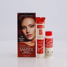 SAMSOL HAIR COLOUR MAHOGANY BROWN #14