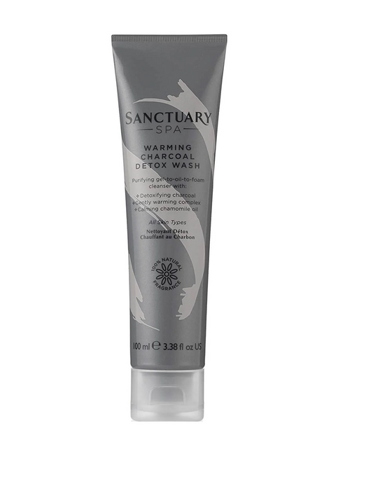SANCTUARY WARMING CHARCOAL FACE WASH 100ML