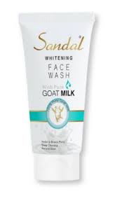 Sandal Whitening Face Wash with Goat Milk – Brightening & Nourishing Cleanser (100g)
