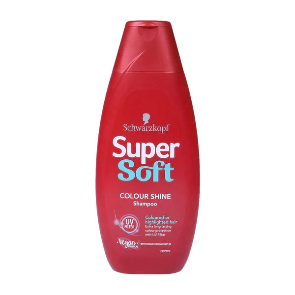 SCHWARZKOPF SUPER SOFT COLOUR SHINE SHAMPOO 400ML