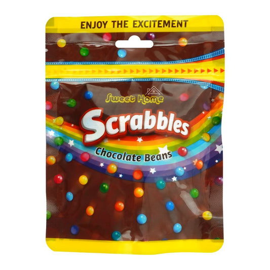 Scrabbles Chocolate Beans 45g | Crispy Candy-Coated Chocolate