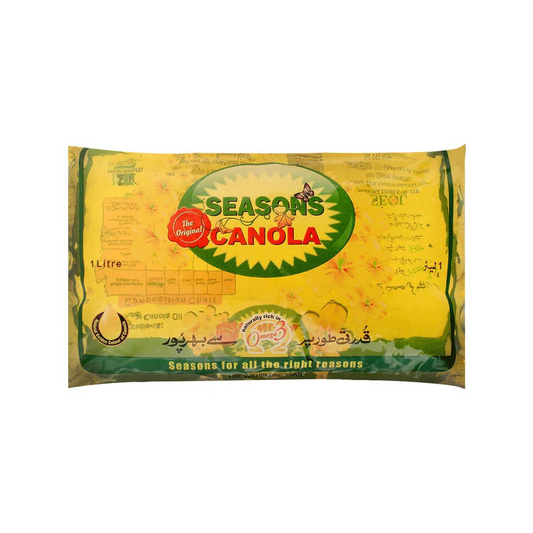 SEASONS CANOLA OIL 1LTR POUCH