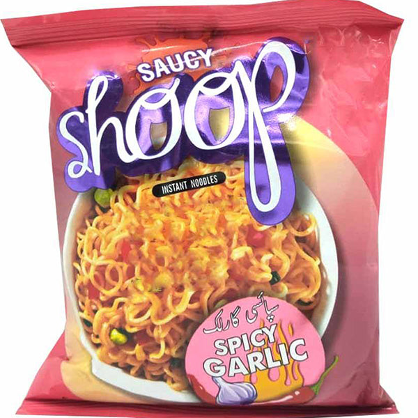 SHAN SHOOP SPICY GARLIC NOODLES 82G
