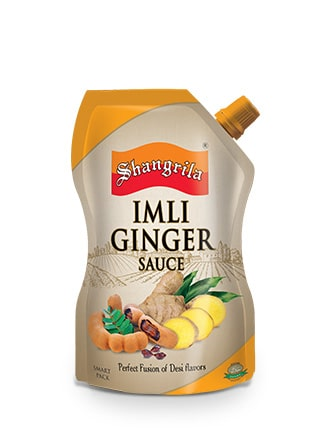 SHANGRILA GARLIC CHILLI SAUCE FAMILY PACK+IMLI GINGER SAUCE 100GM